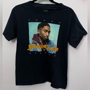 Black Tupac Graphic Tee